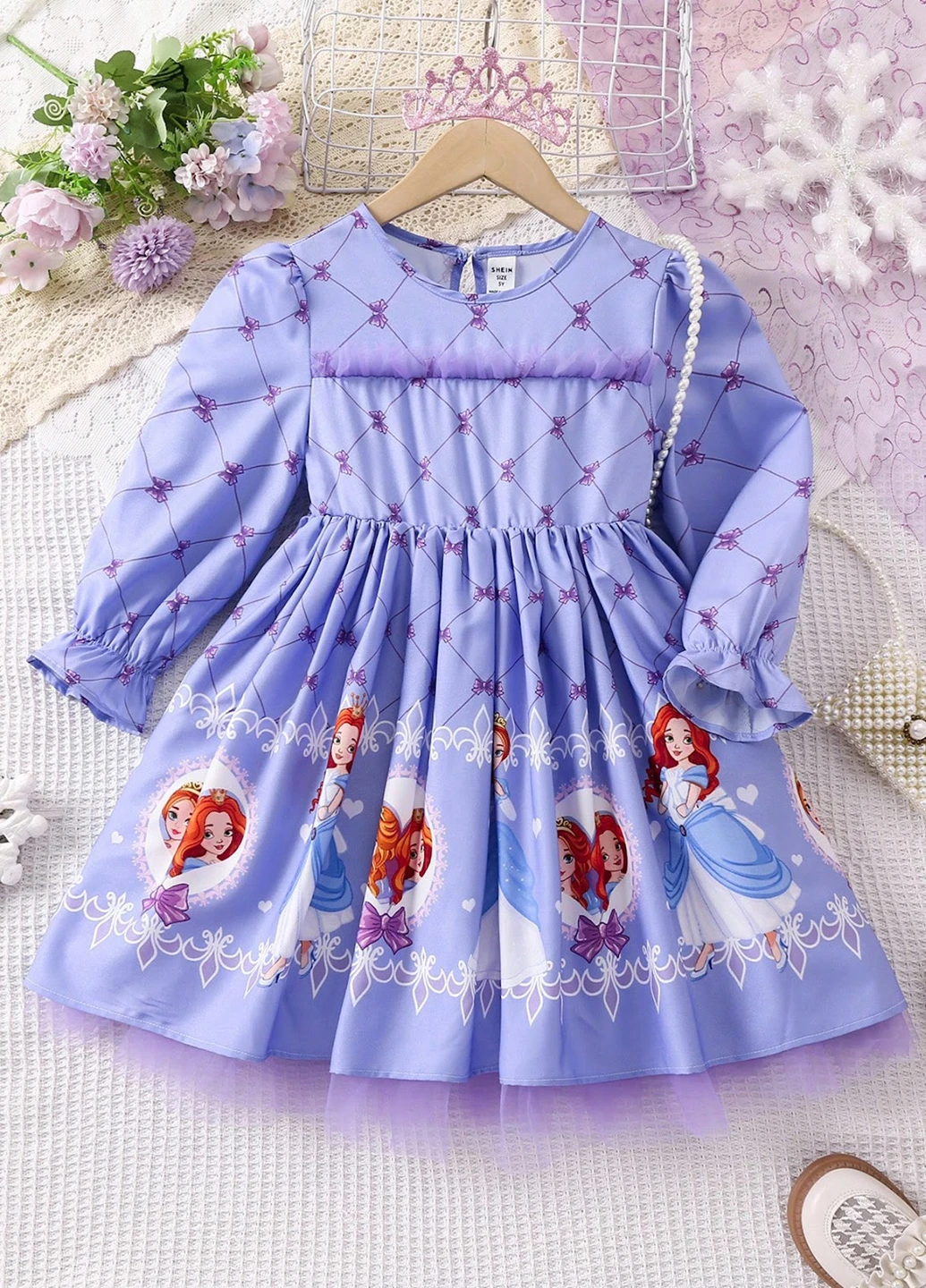 Светло-голубое платье SHEIN (325815058)