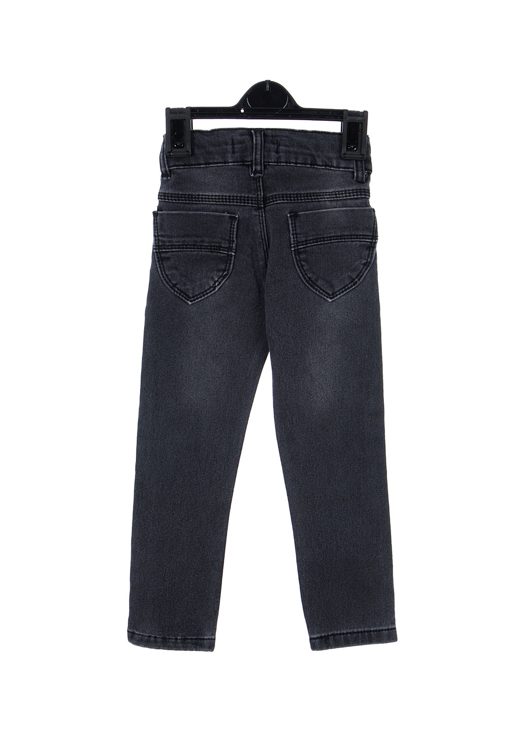 Черные демисезонные зауженные джинсы Eskoberry
