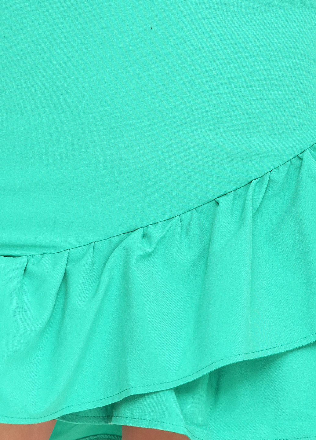Зеленое деловое платье Moskara однотонное