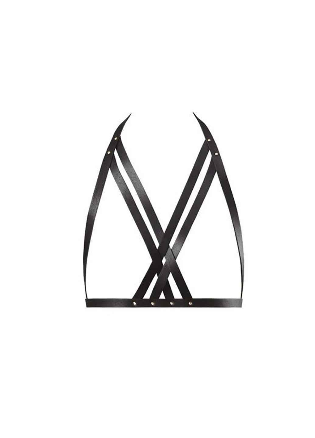 Портупея MAZE - Halter Bra Harness Black Bijoux Indiscrets (255247546)