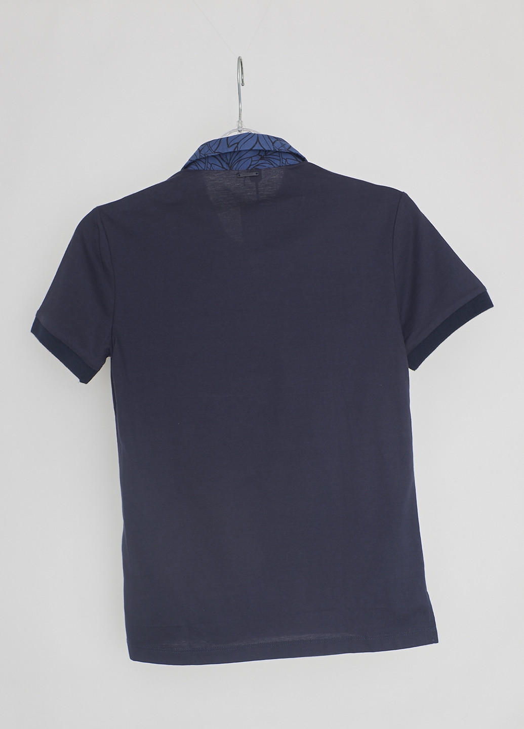 Темно-синяя детская футболка-поло для мальчика Antony Morato однотонная