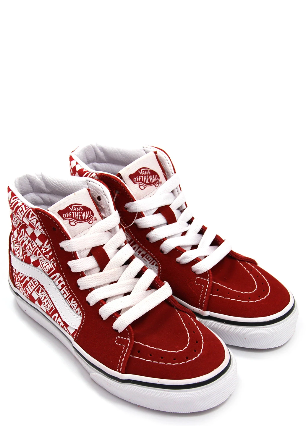 Червоні кеди для дівчаток Vans