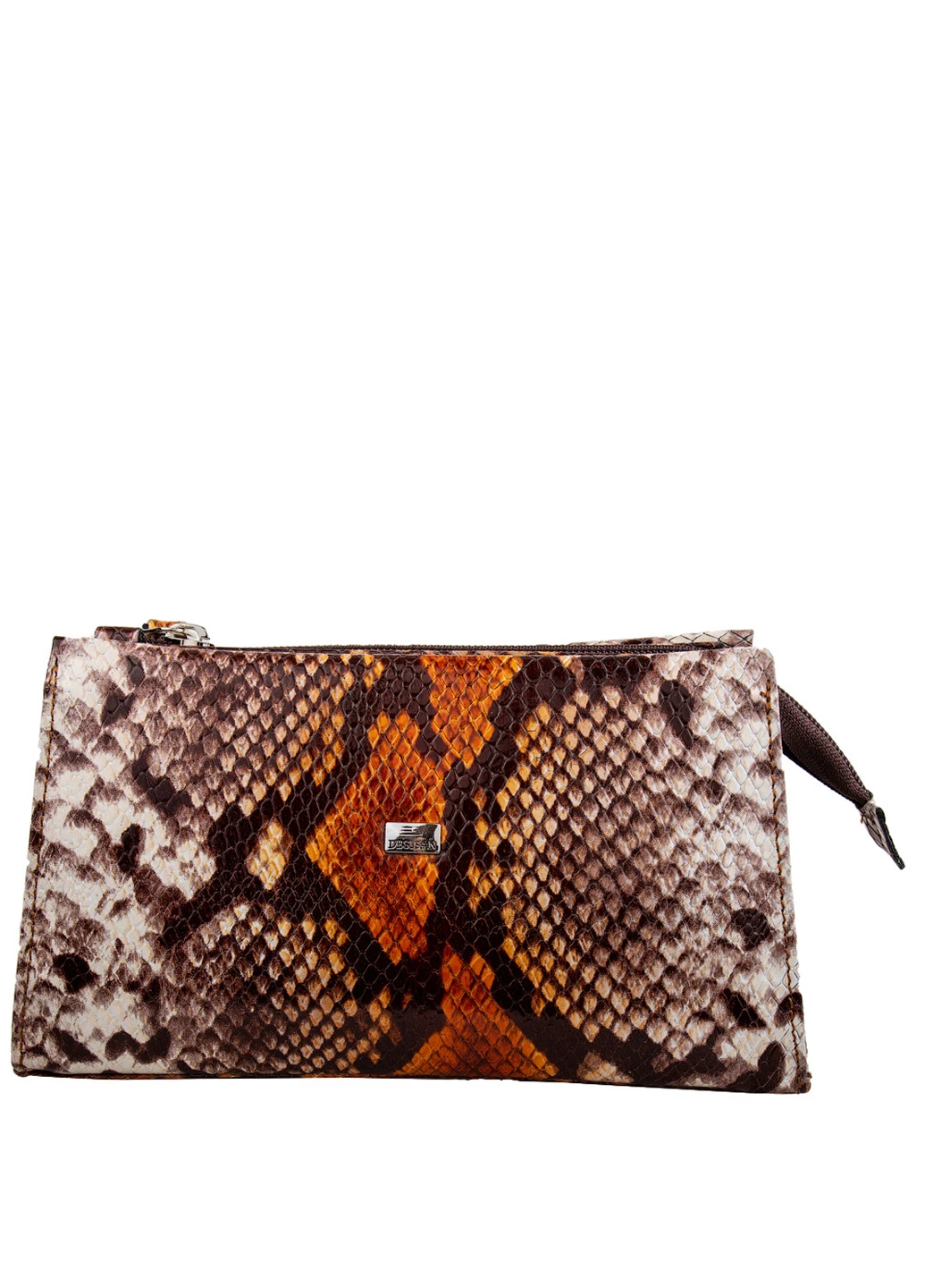 Женская кожаная косметичка 19,5х11х6 см Desisan (255710183)