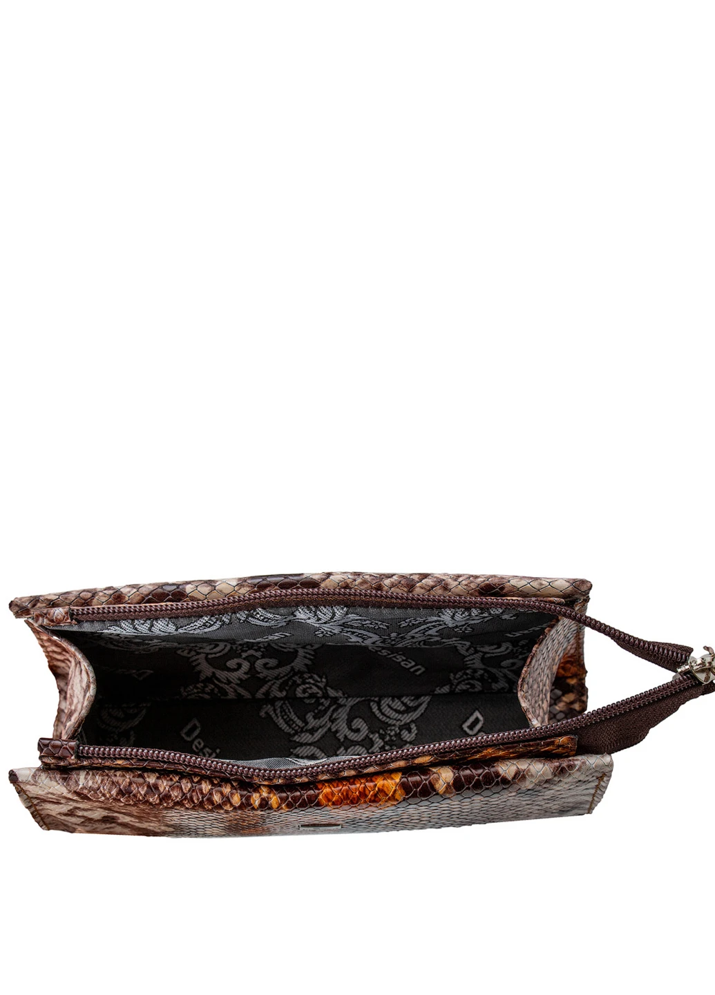 Женская кожаная косметичка 19,5х11х6 см Desisan (255710183)