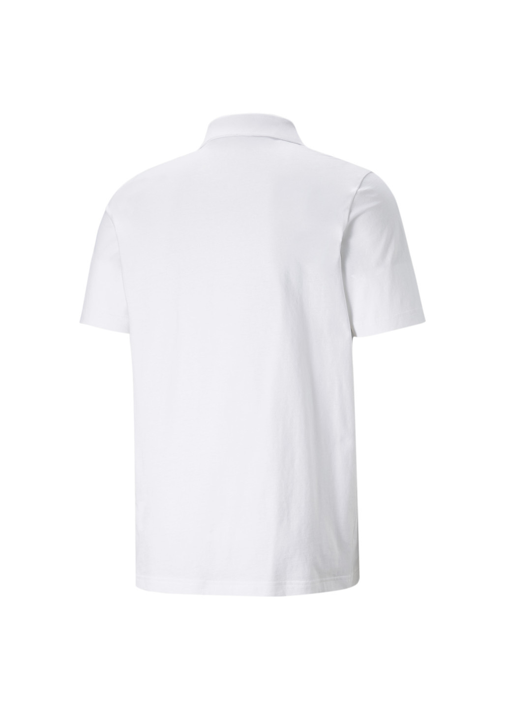 Біла демісезонна поло essentials men's polo shirt Puma