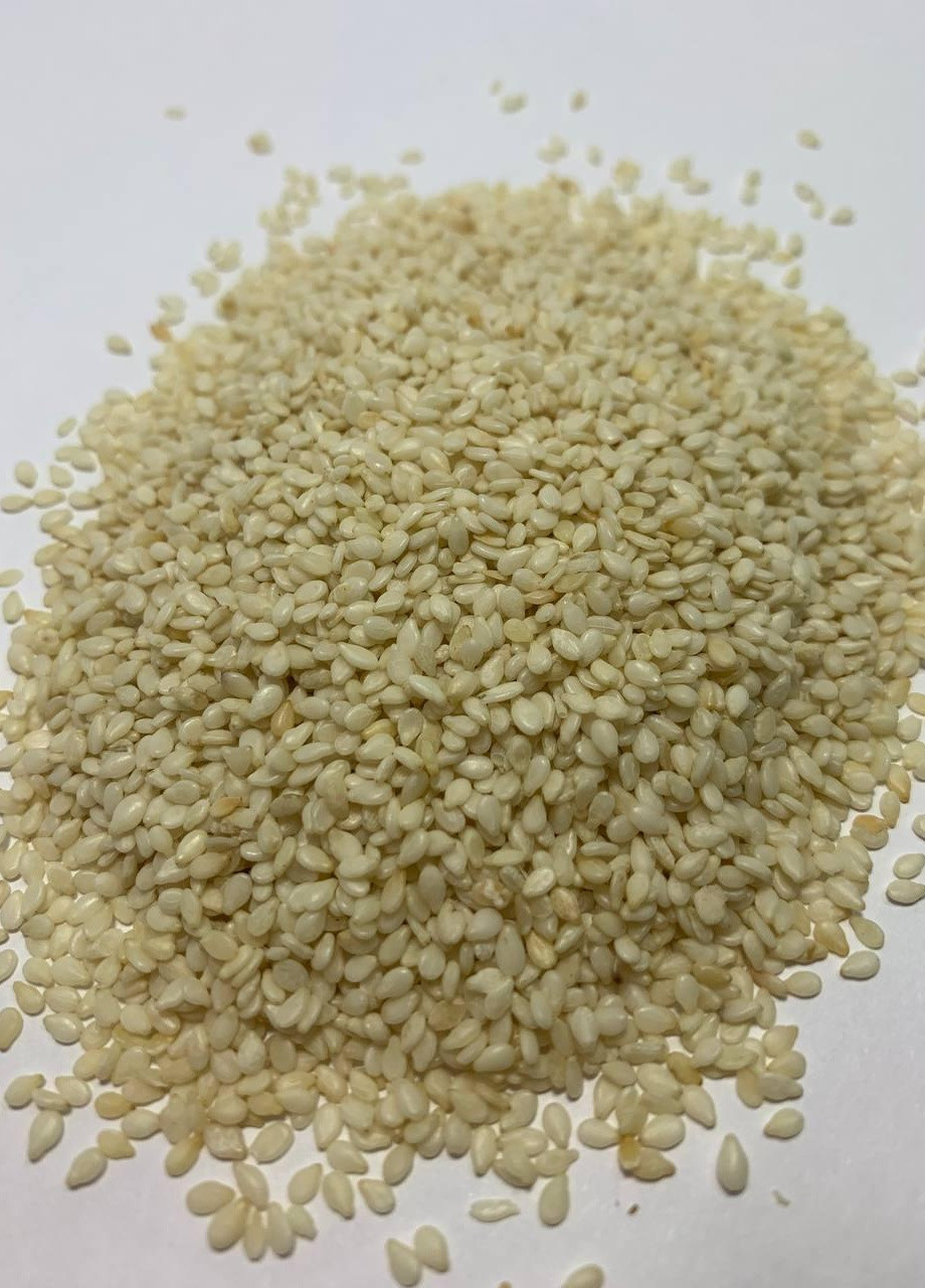 Кунжут білий 95 грам в скляній банці No Brand (251407739)