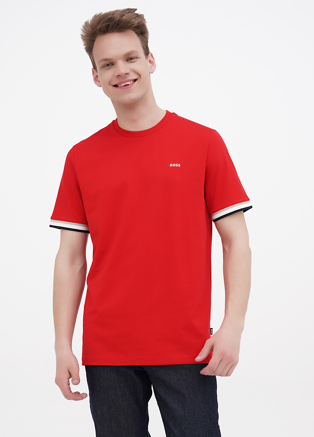 Красная футболка Hugo Boss