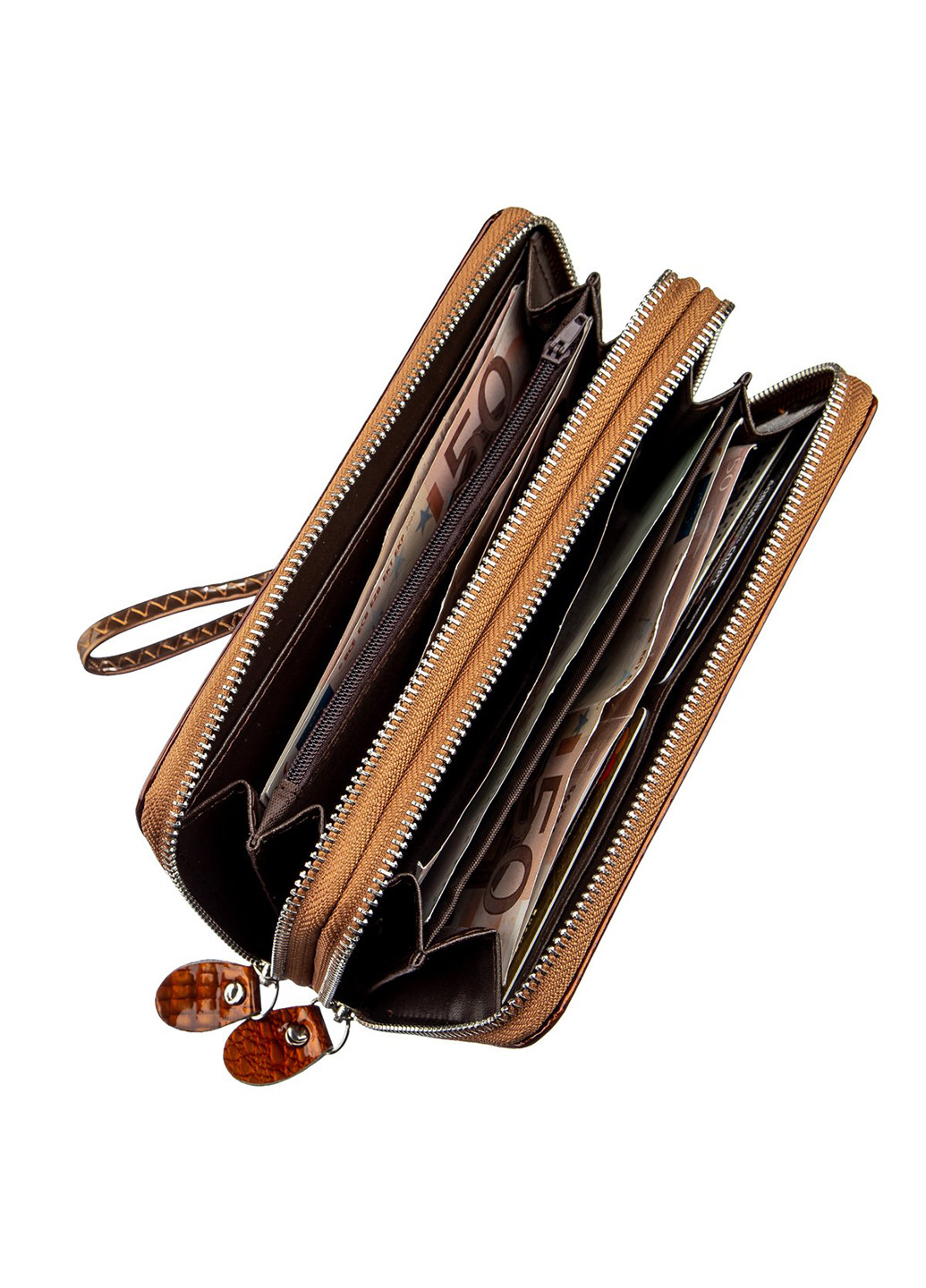 Жіночий шкіряний гаманець 9х19х4 см KIVI (252129104)