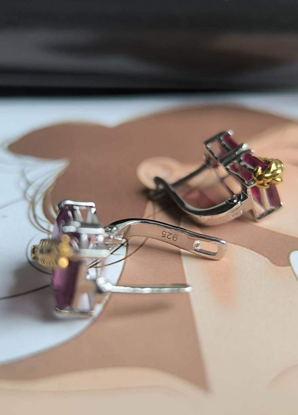 Серьги Silver Flame (369649443)