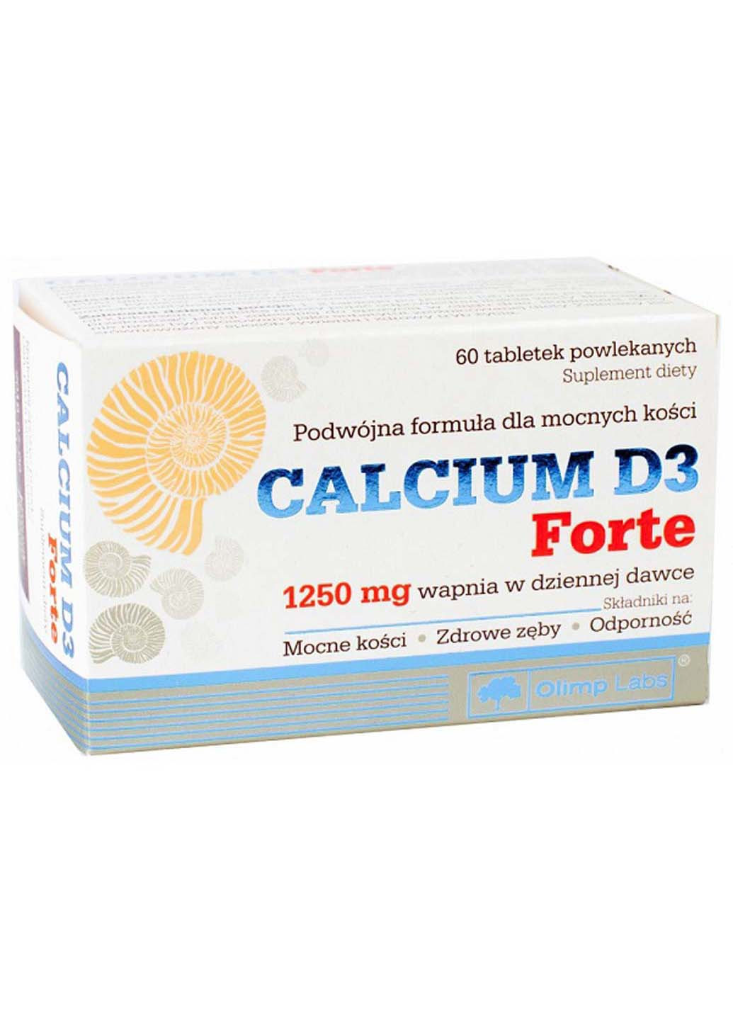 Микроэлемент Кальций для спорта Calcium D3 Forte 60 Tabs Olimp Sport Nutrition (254514605)