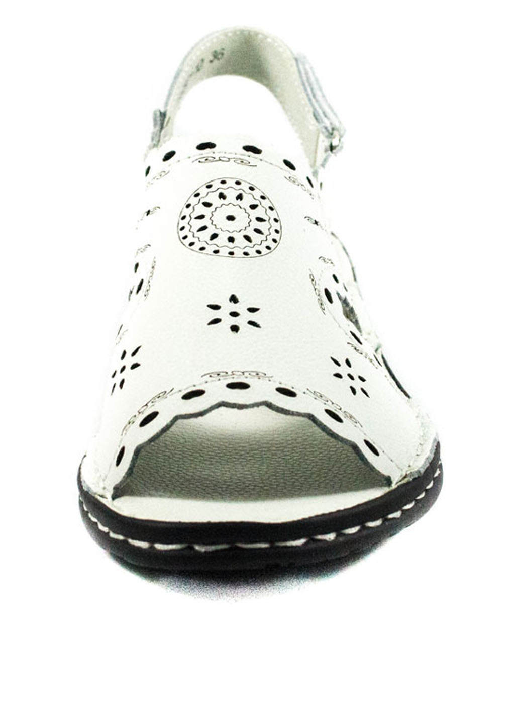Белые босоножки Allshoes без застежки