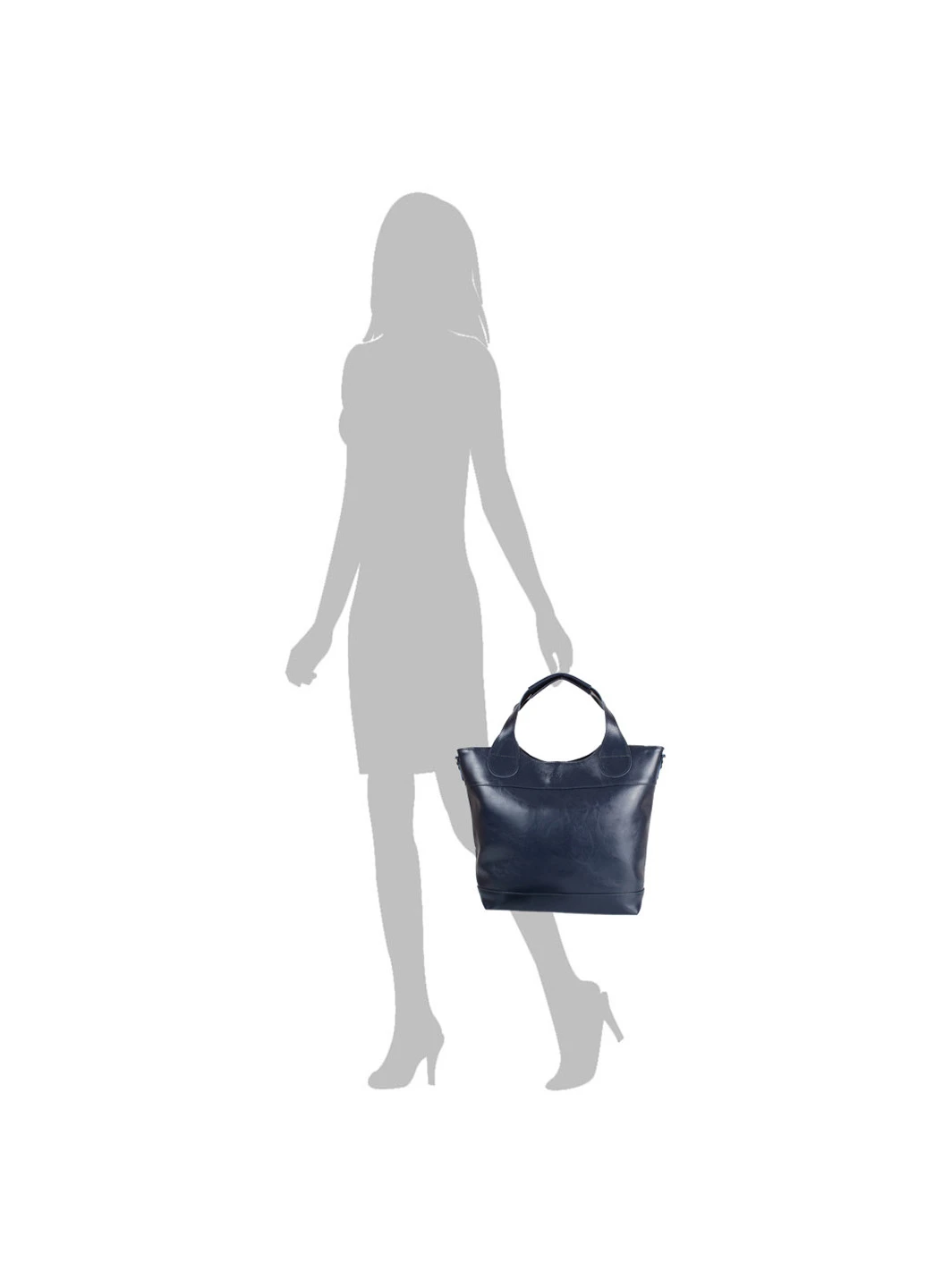 Женская кожаная сумка 30х31х14 см Laskara (195547643)