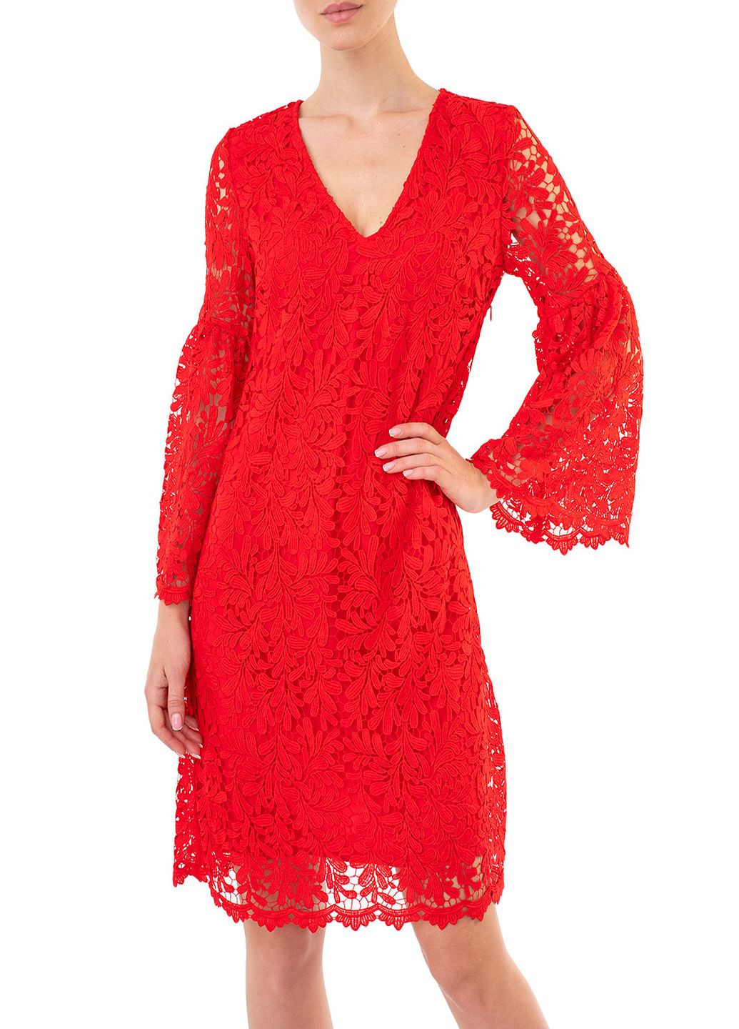 Червона кежуал плаття, сукня Trussardi Jeans однотонна