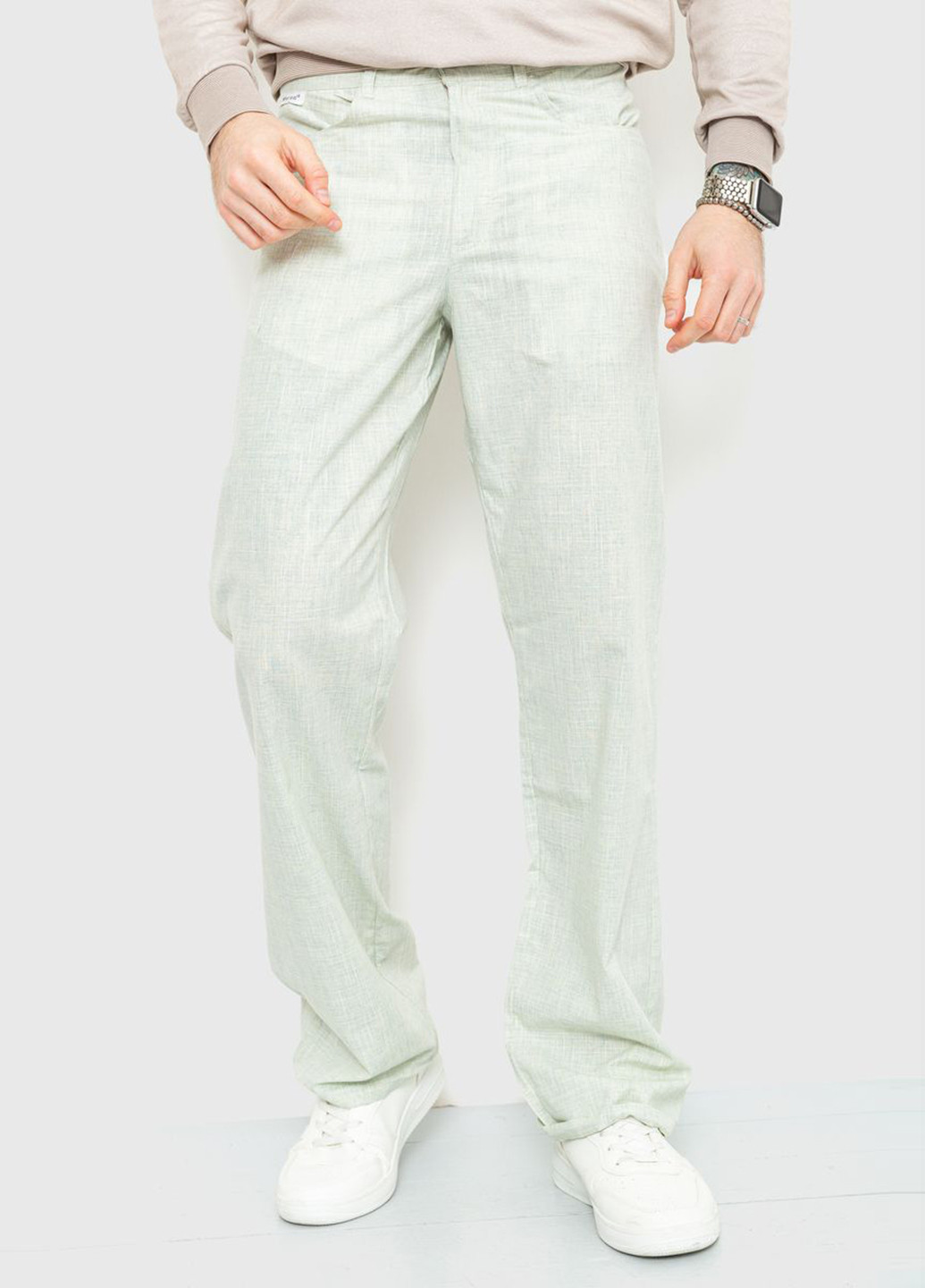 Мятные кэжуал летние прямые брюки Ager