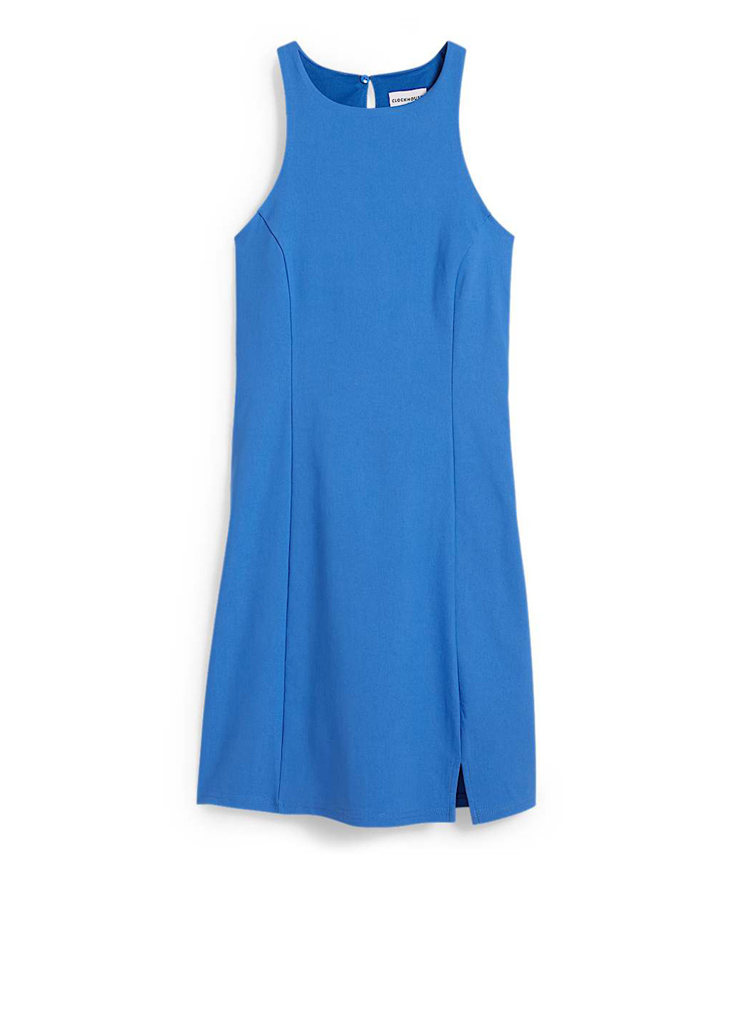 Синее кэжуал платье C&A однотонное