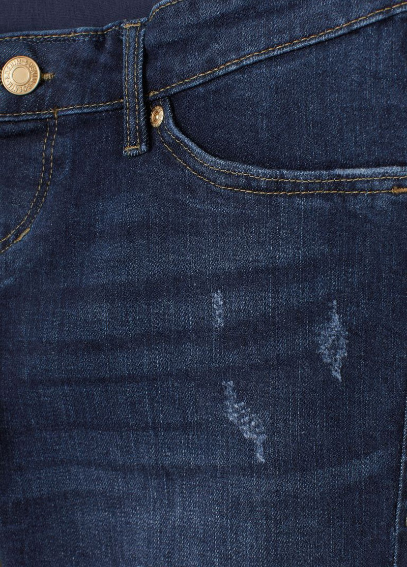 Джинсові шорти для вагітних H & M Темно-синій денім H&M (230820523)