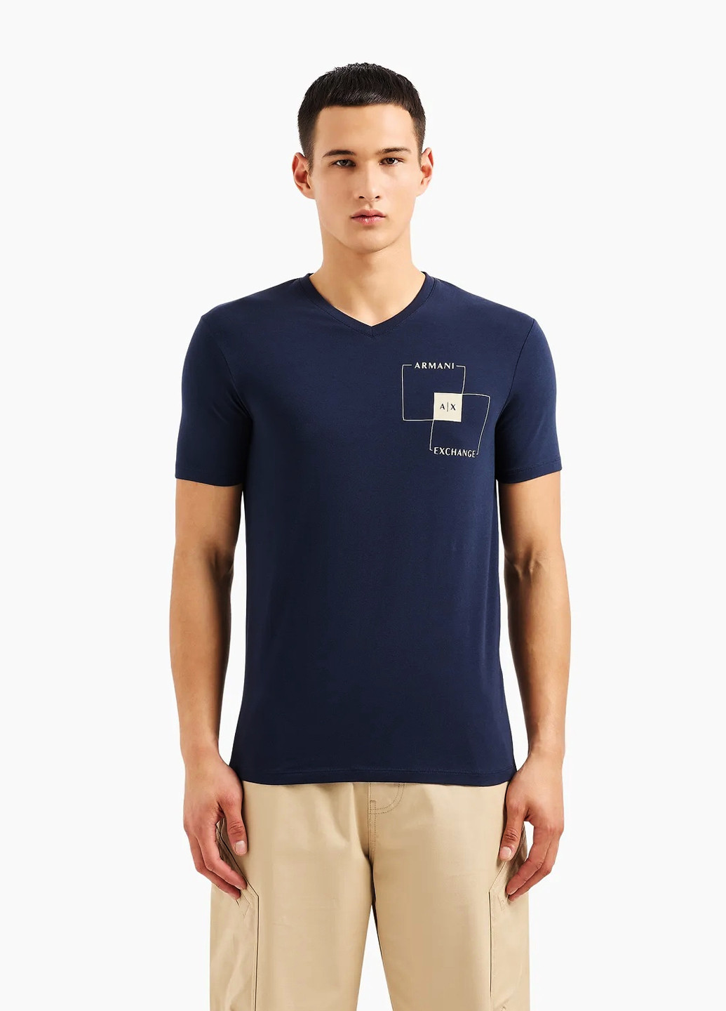 Синя футболка Armani Exchange