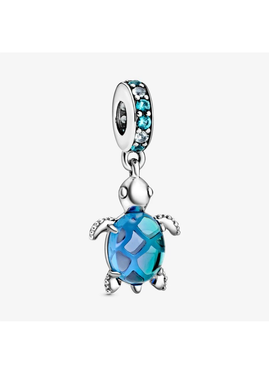 Серебряный шарм для браслетов Пандора "Морская черепаха" 798939C01 No Brand (252432285)