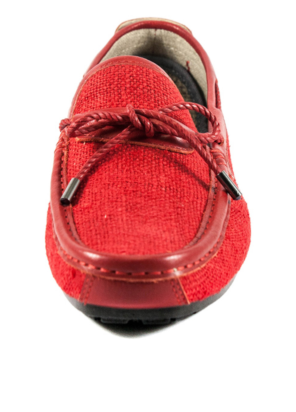Красные топсайдеры tibet со шнуровкой