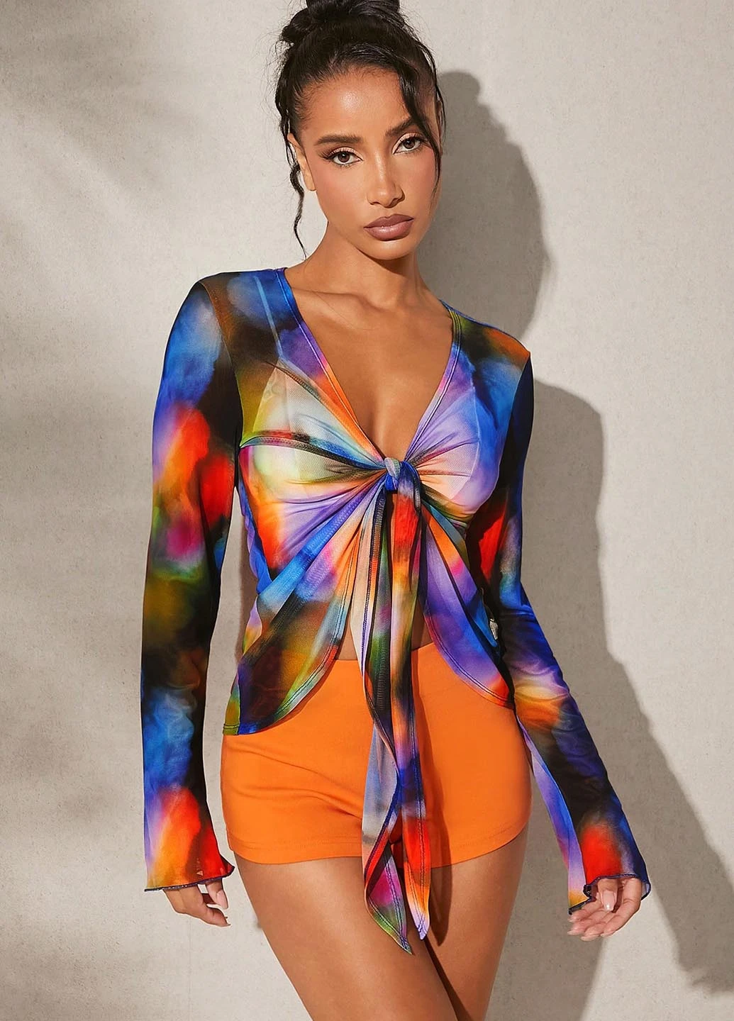 Комбінована блуза SHEIN