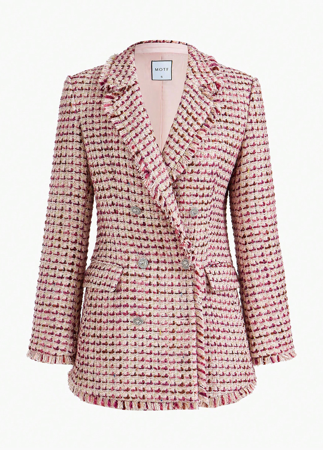 Цветной женский жакет SHEIN однотонный - демисезонный