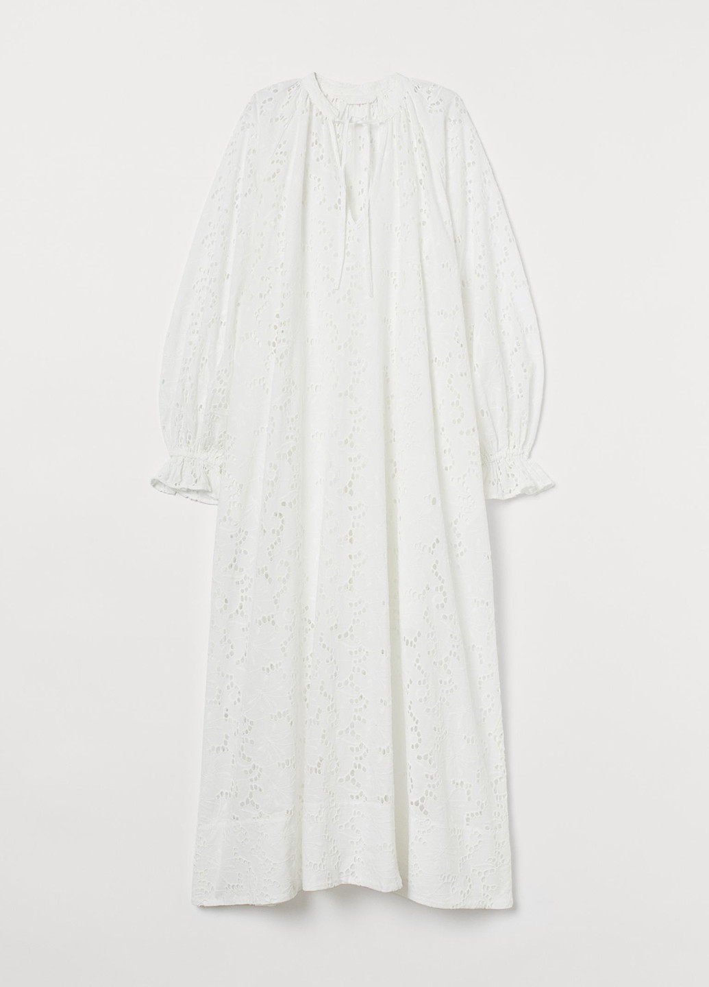 Білий кежуал сукня а-силует H&M однотонна