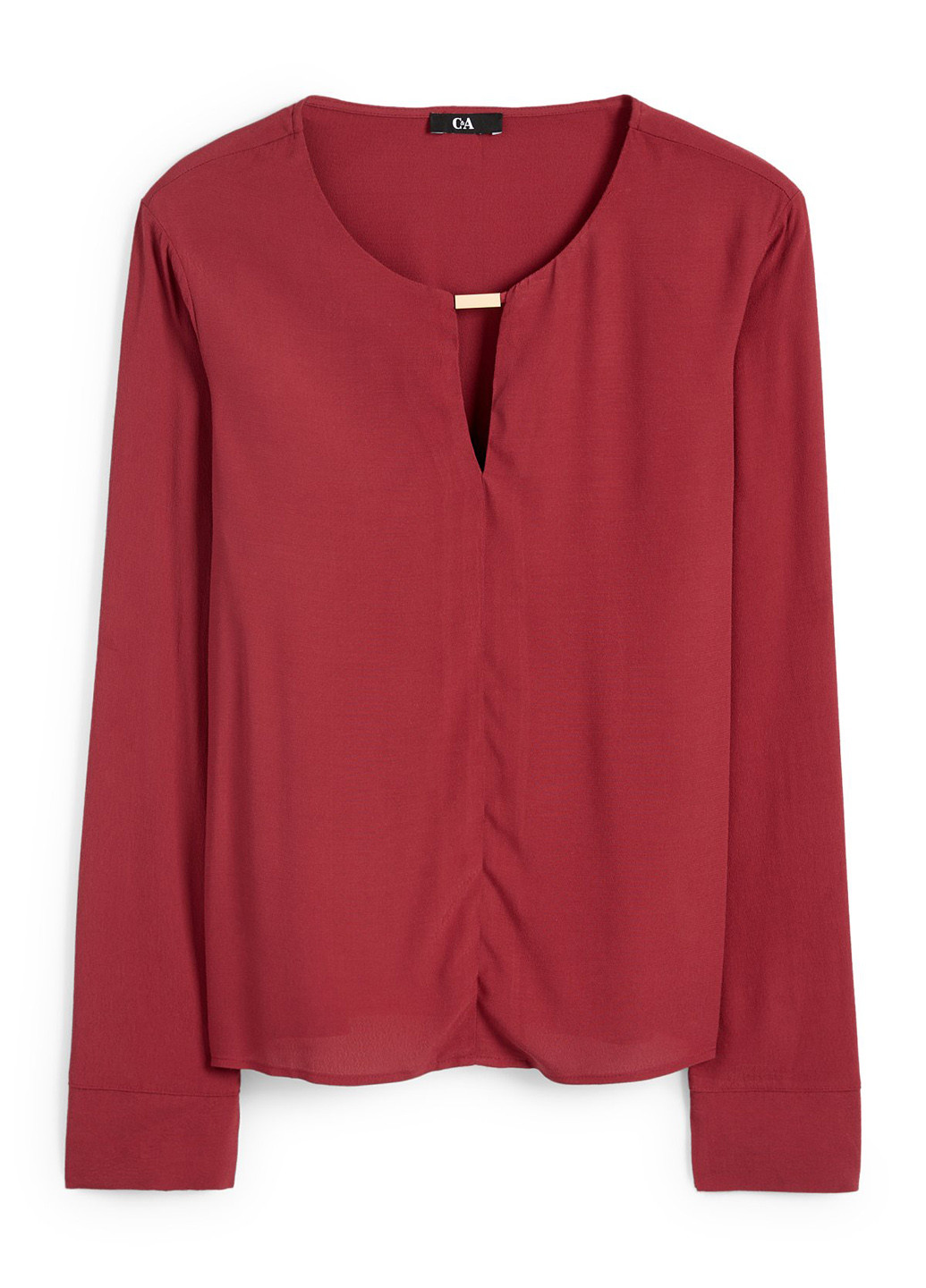 Світло-бордова блуза C&A