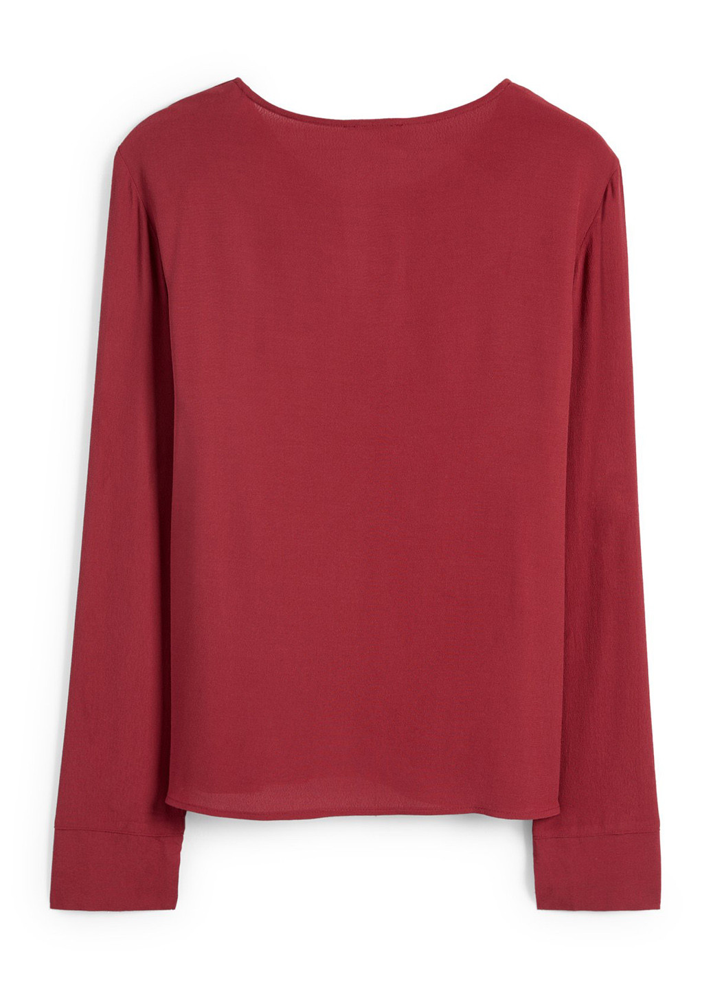 Світло-бордова блуза C&A