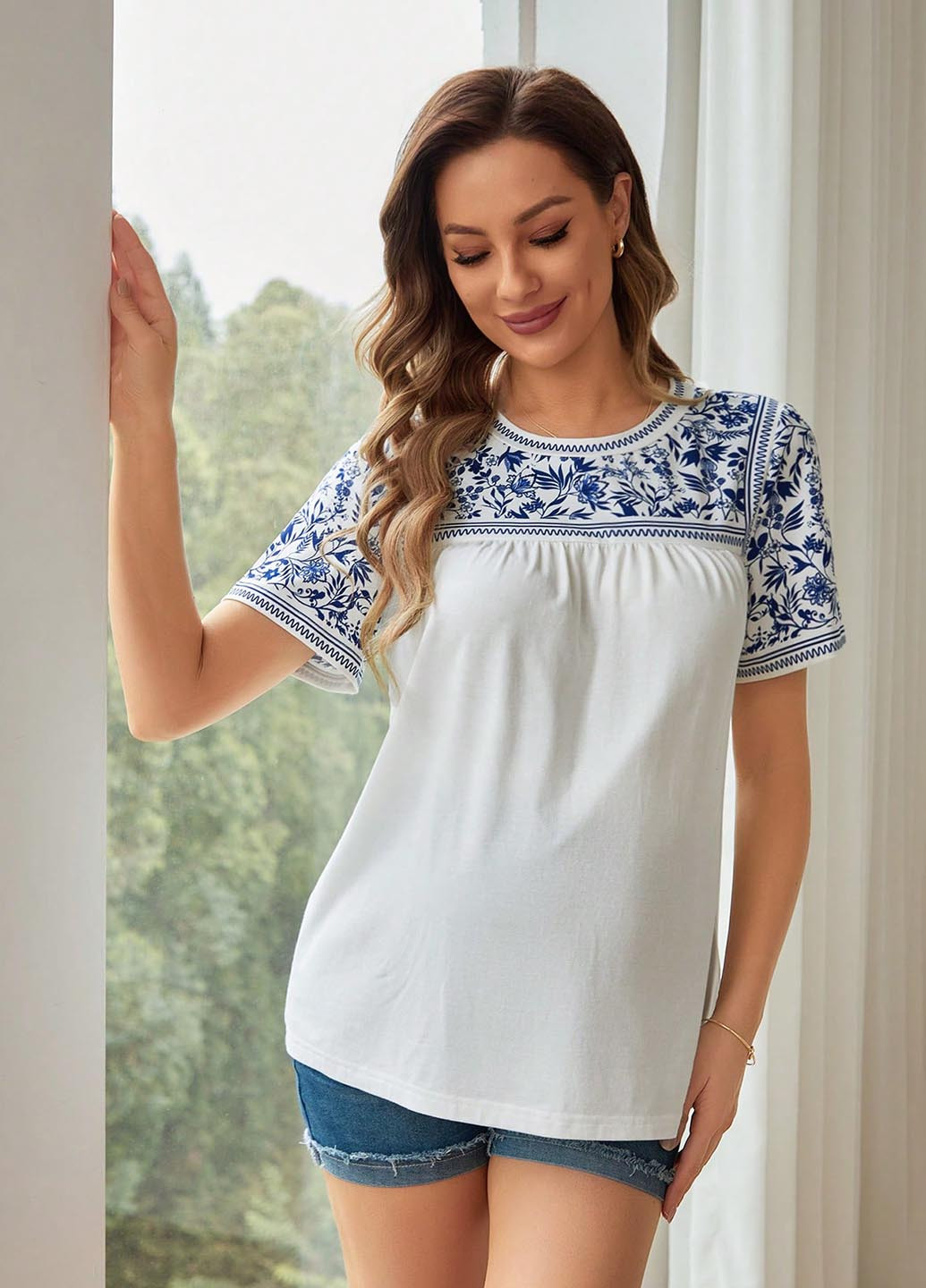 Футболка для беременных SHEIN - (347152942)