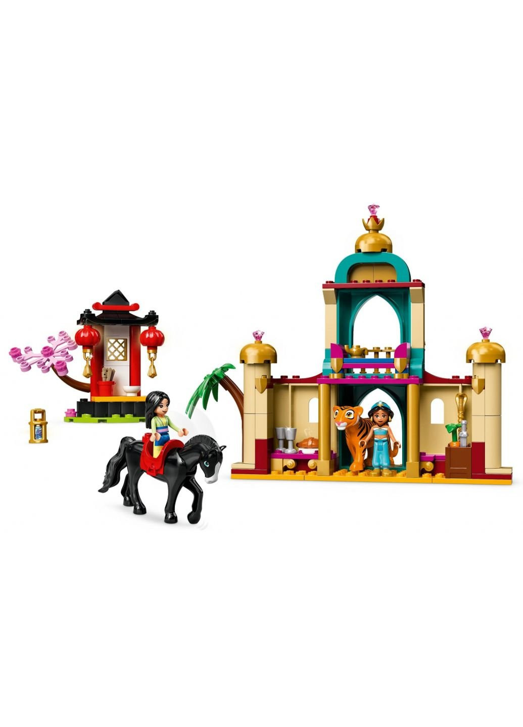 Конструктор Disney Princess Приключения Жасмин и Мулан (43208) Lego (254053491)