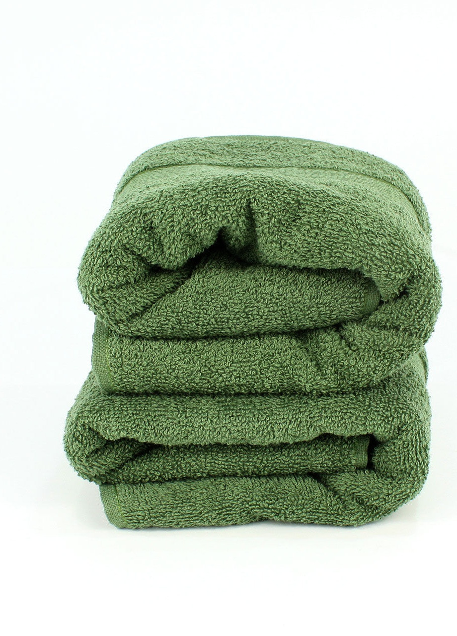 Набор махровых полотенец БС0017 50х90, 70х140 Еней-Плюс зеленый