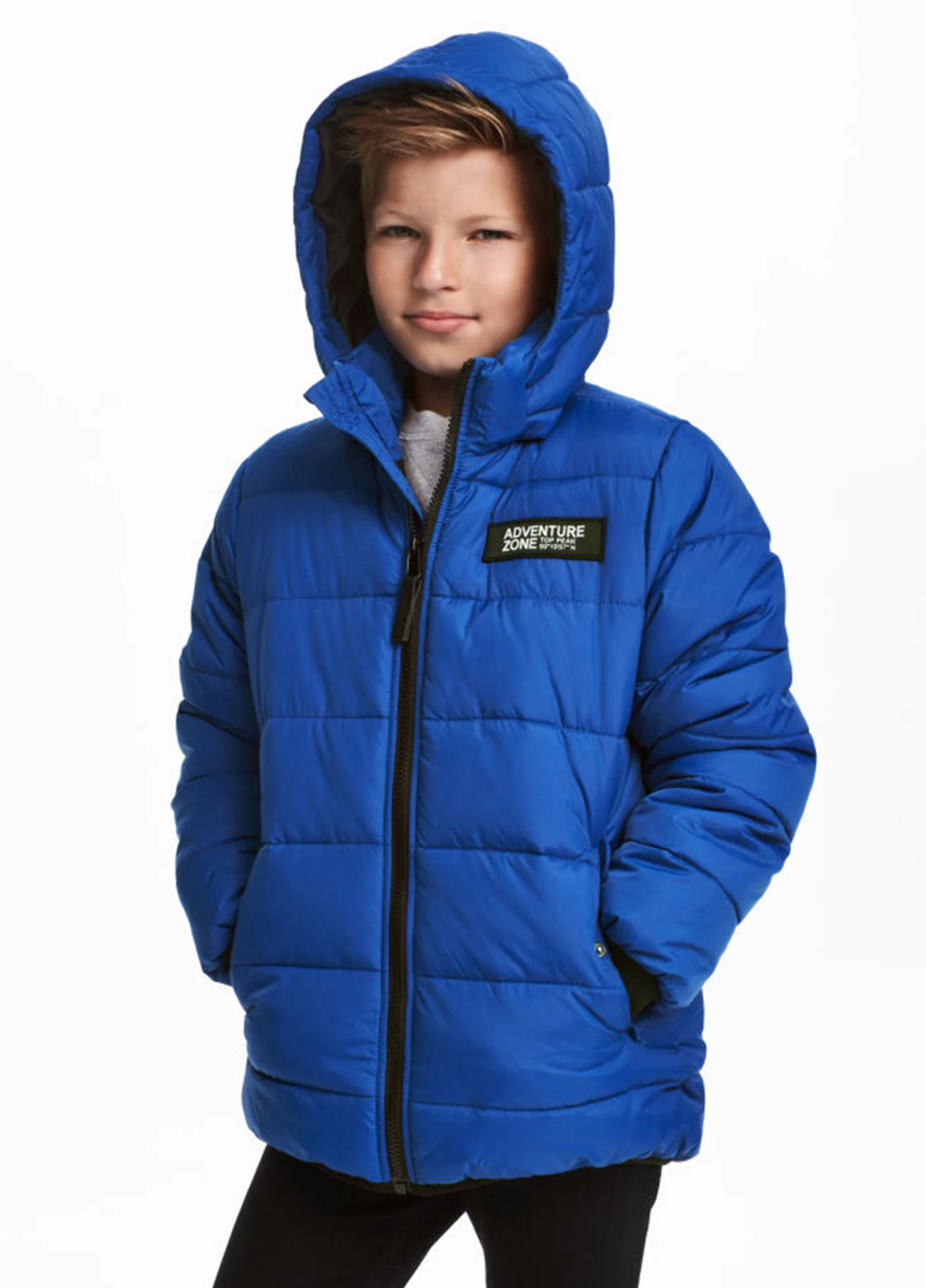 Синя зимня куртка H&M
