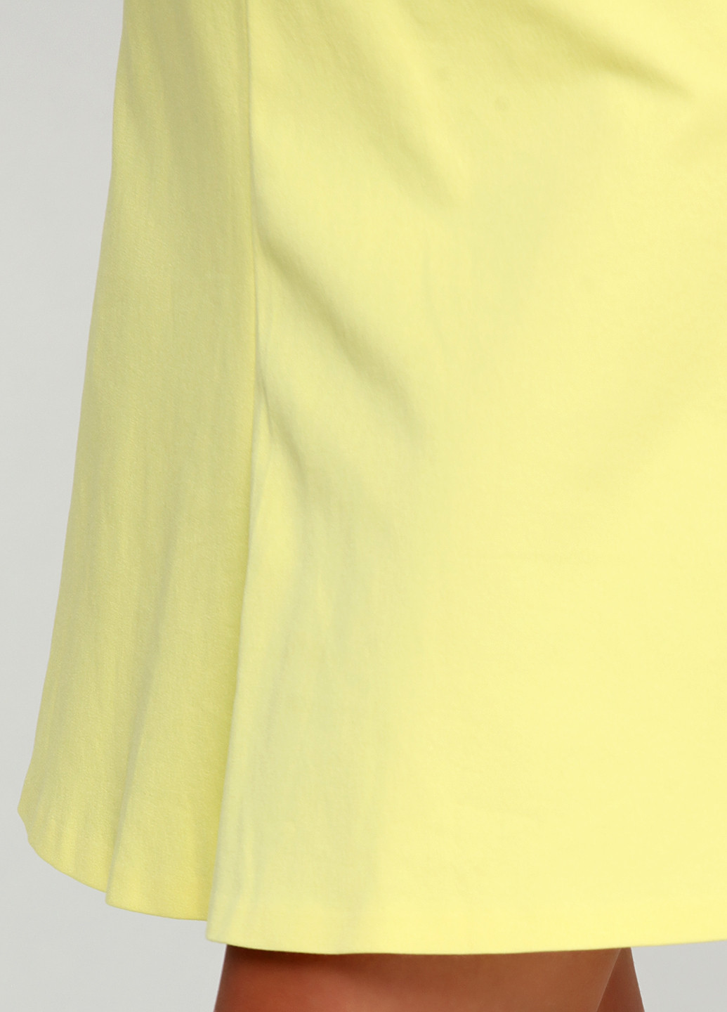 Желтая кэжуал однотонная юбка Banana Republic клешированная