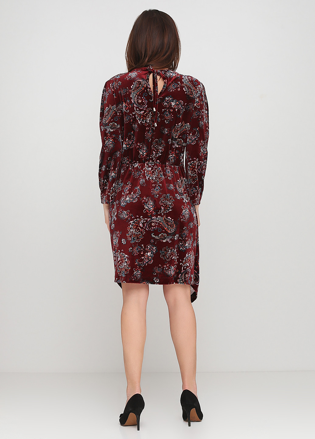 Темно-бордова кежуал сукня Rinascimento турецькі огірки