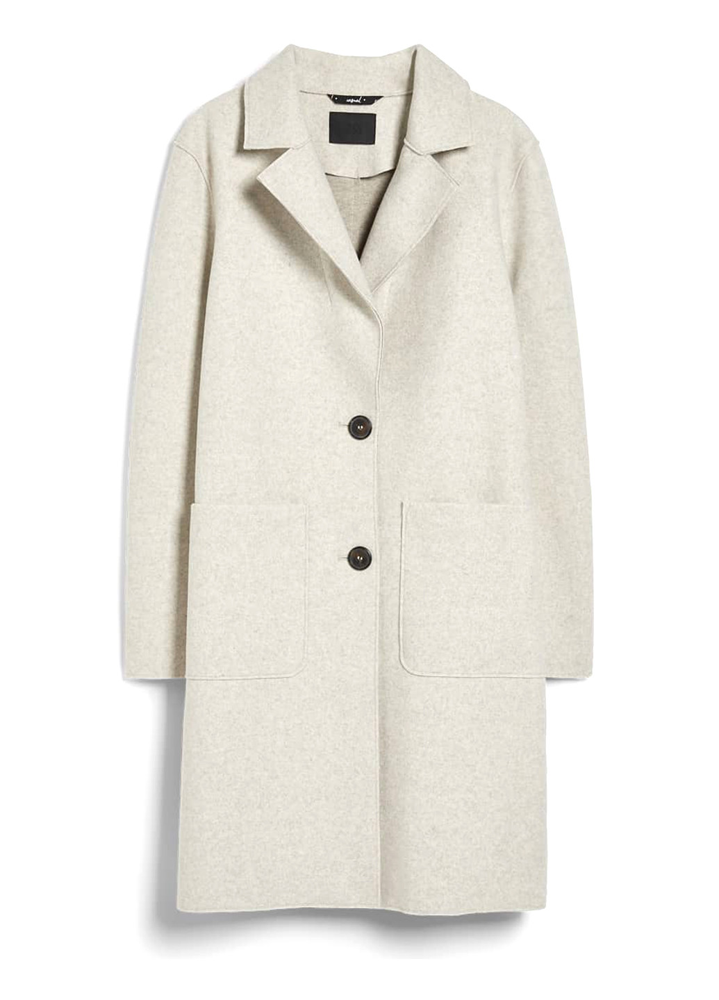 Светло-серое демисезонное Пальто однобортное C&A