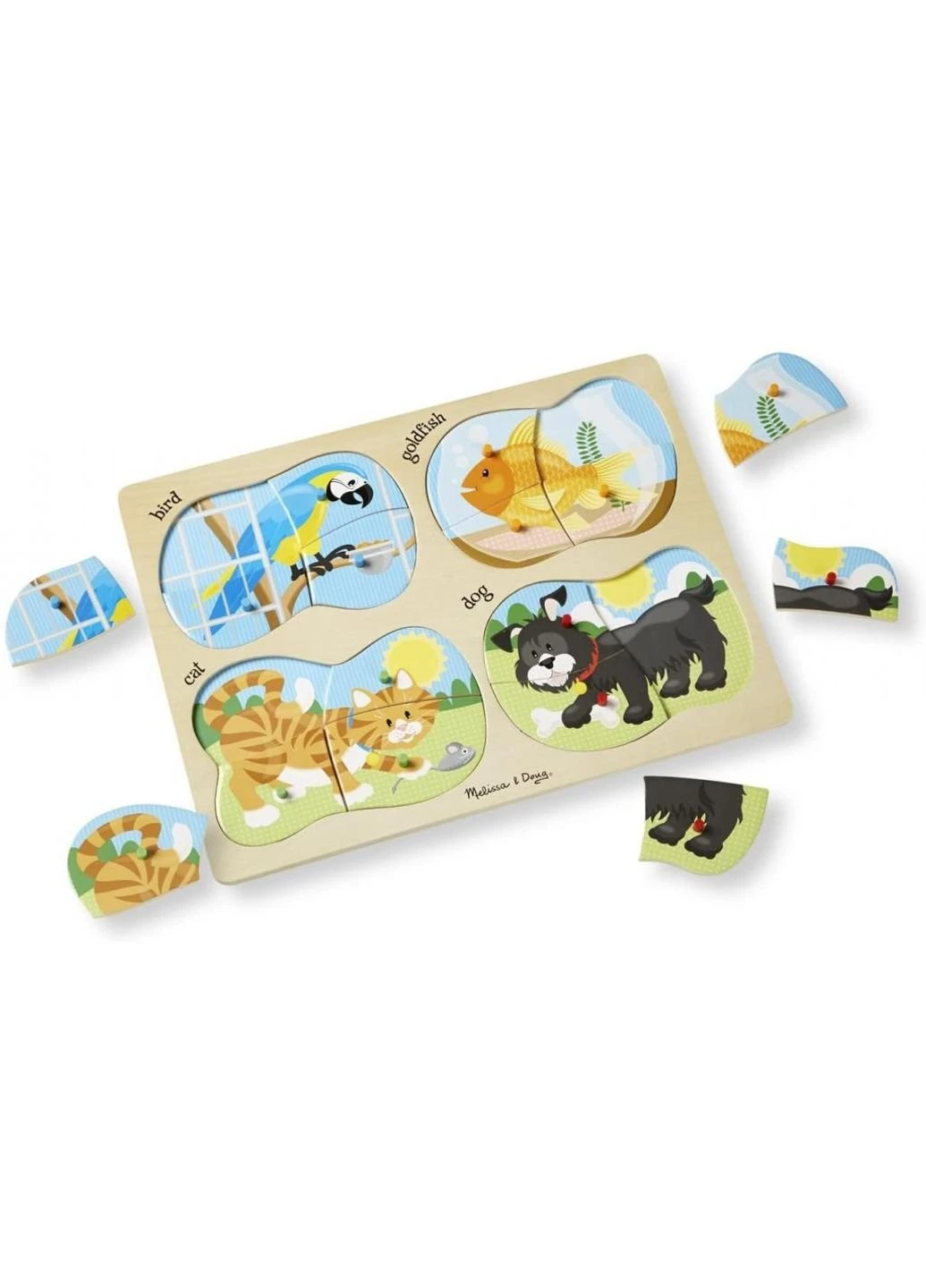 Пазл 4 в 1 Домашние животные (MD9861) Melissa&Doug (249984612)