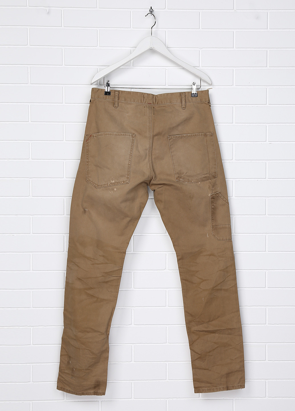 Светло-коричневые кэжуал демисезонные прямые брюки Jack & Jones