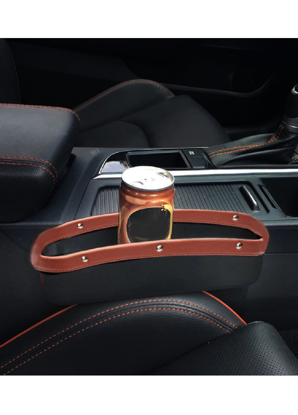 Автомобільний органайзер бардачок підставка ящик між сидіннями в машину екошкіра (80247-Нов) Francesco Marconi (252316694)