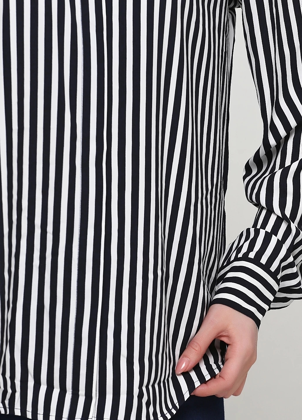 Тёмно-синяя блуза H&M