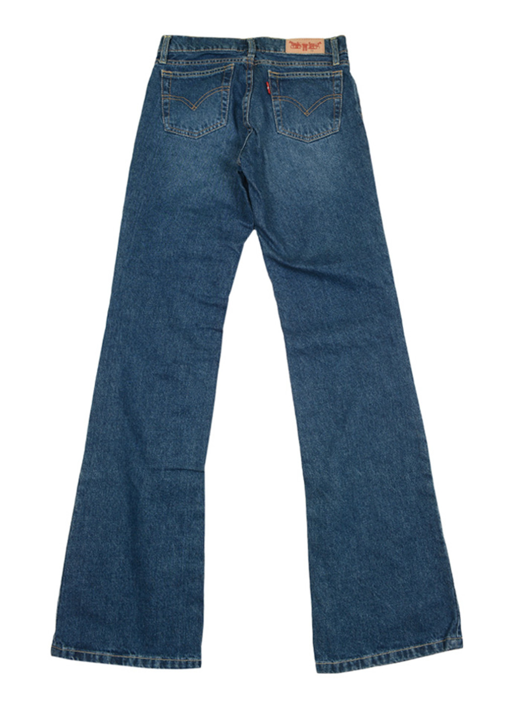 Синие демисезонные клеш джинсы Levis