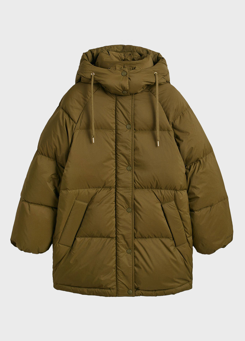 Оливковый зимний Пуховик Gant