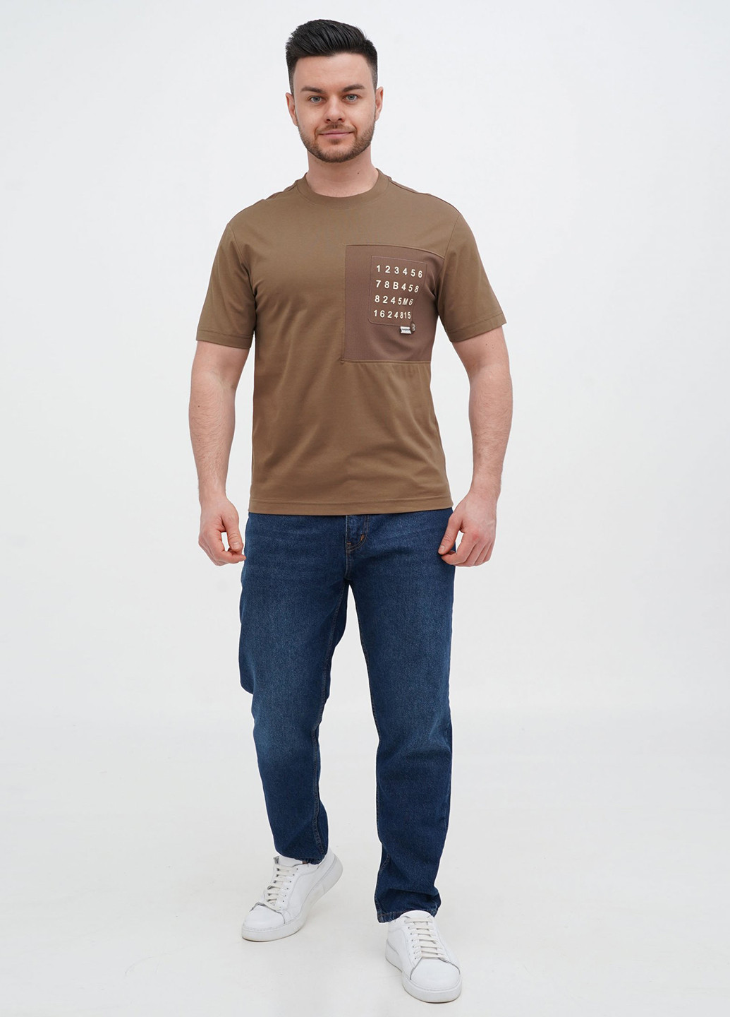 Кофейная футболка Trend Collection