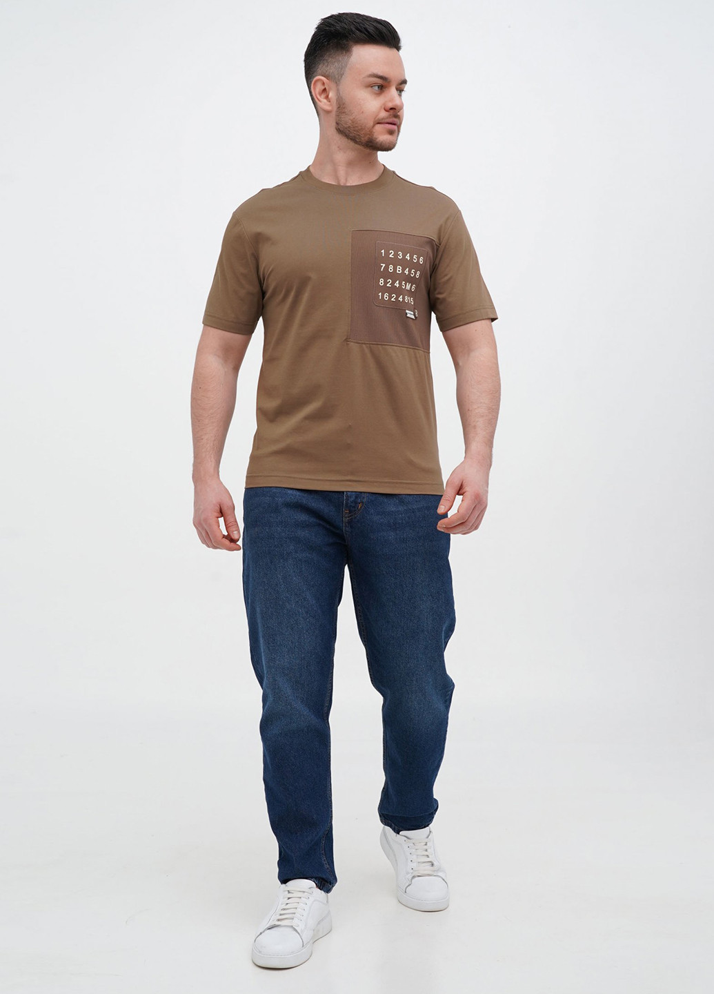 Кофейная футболка Trend Collection