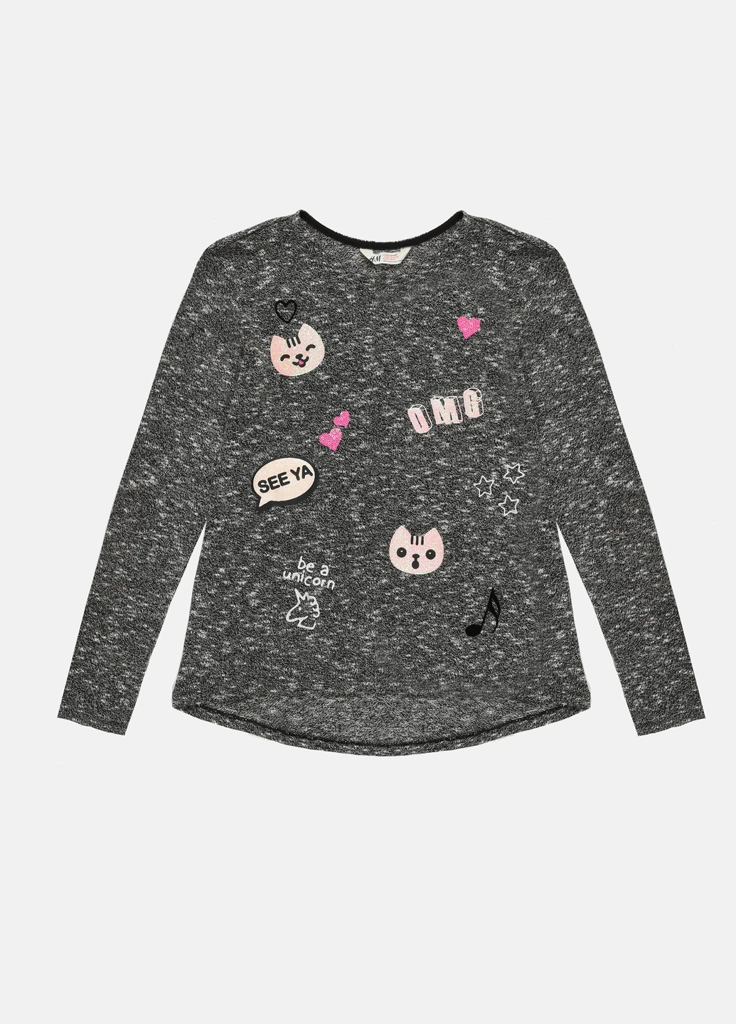 Чорний демісезонний джемпер H&M