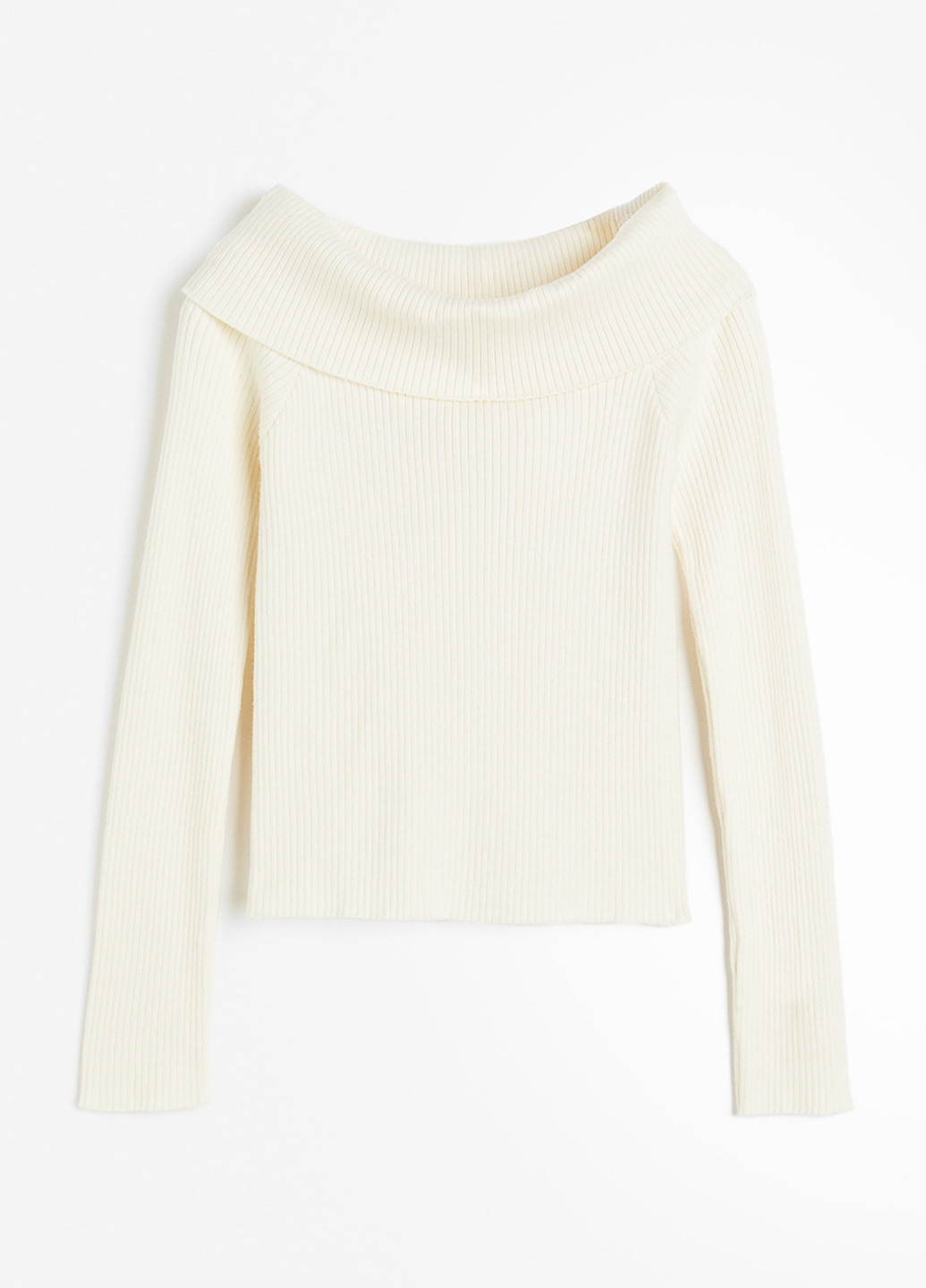 Кремовый демисезонный свитер H&M