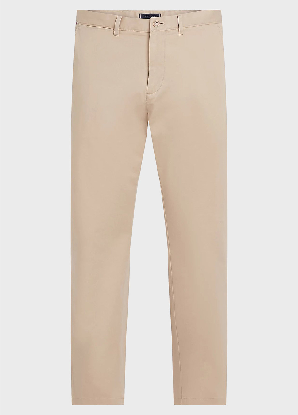 Бежевые классические, кэжуал демисезонные чиносы брюки Tommy Hilfiger