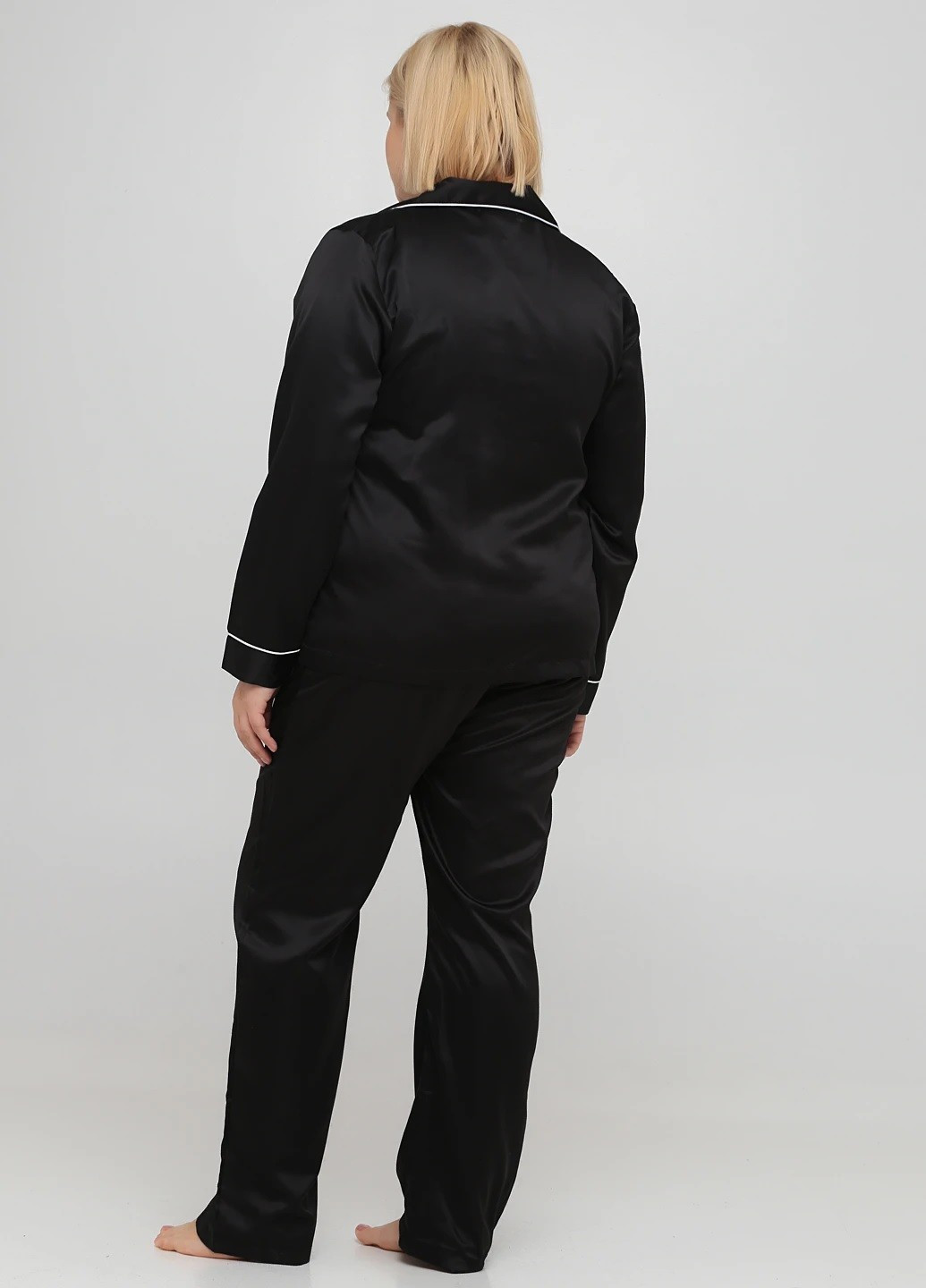 Черная всесезон пижама (рубашка, брюки) рубашка + брюки Studio