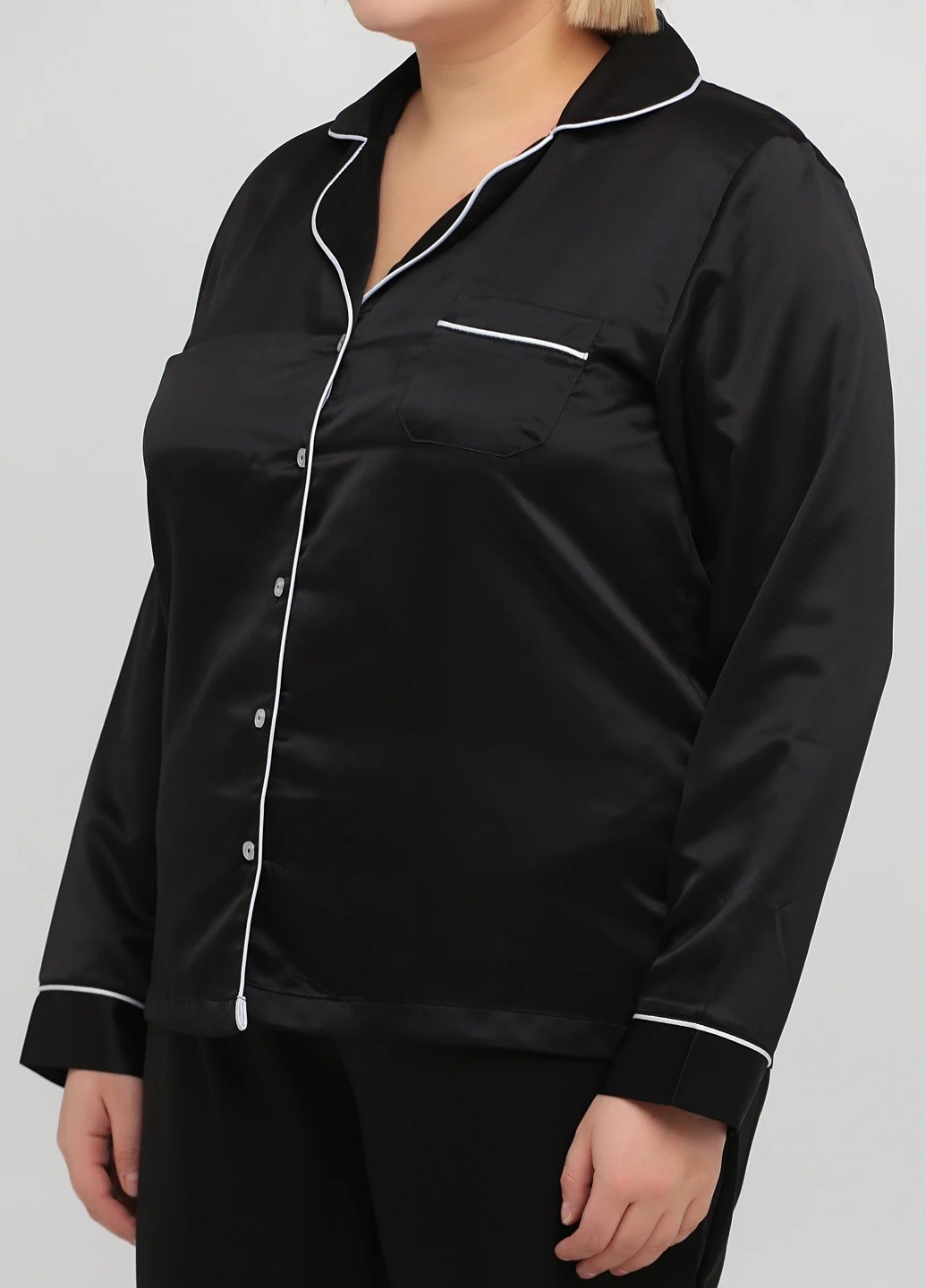 Черная всесезон пижама (рубашка, брюки) рубашка + брюки Studio