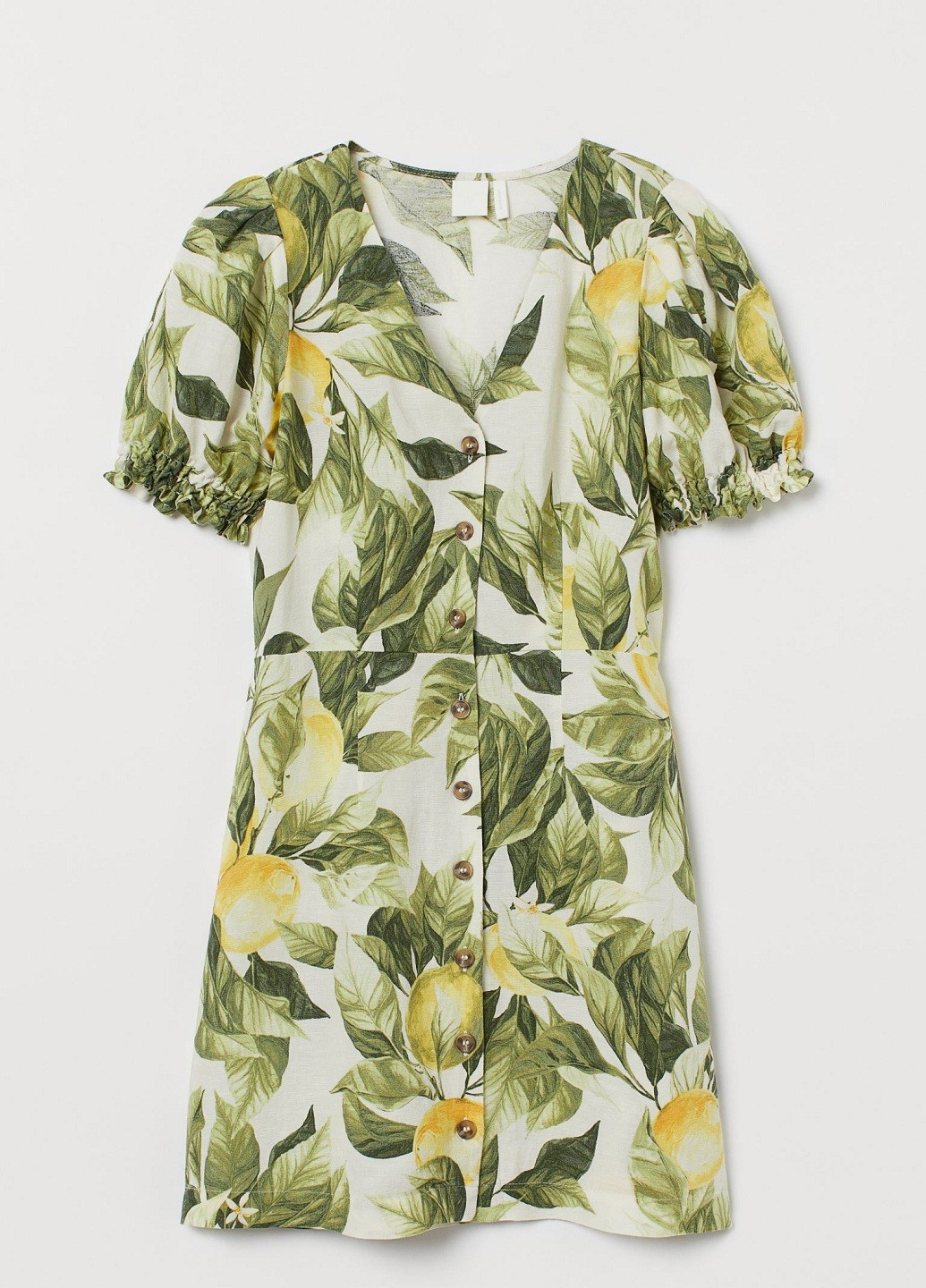 Комбінована кежуал платье H&M з квітковим принтом