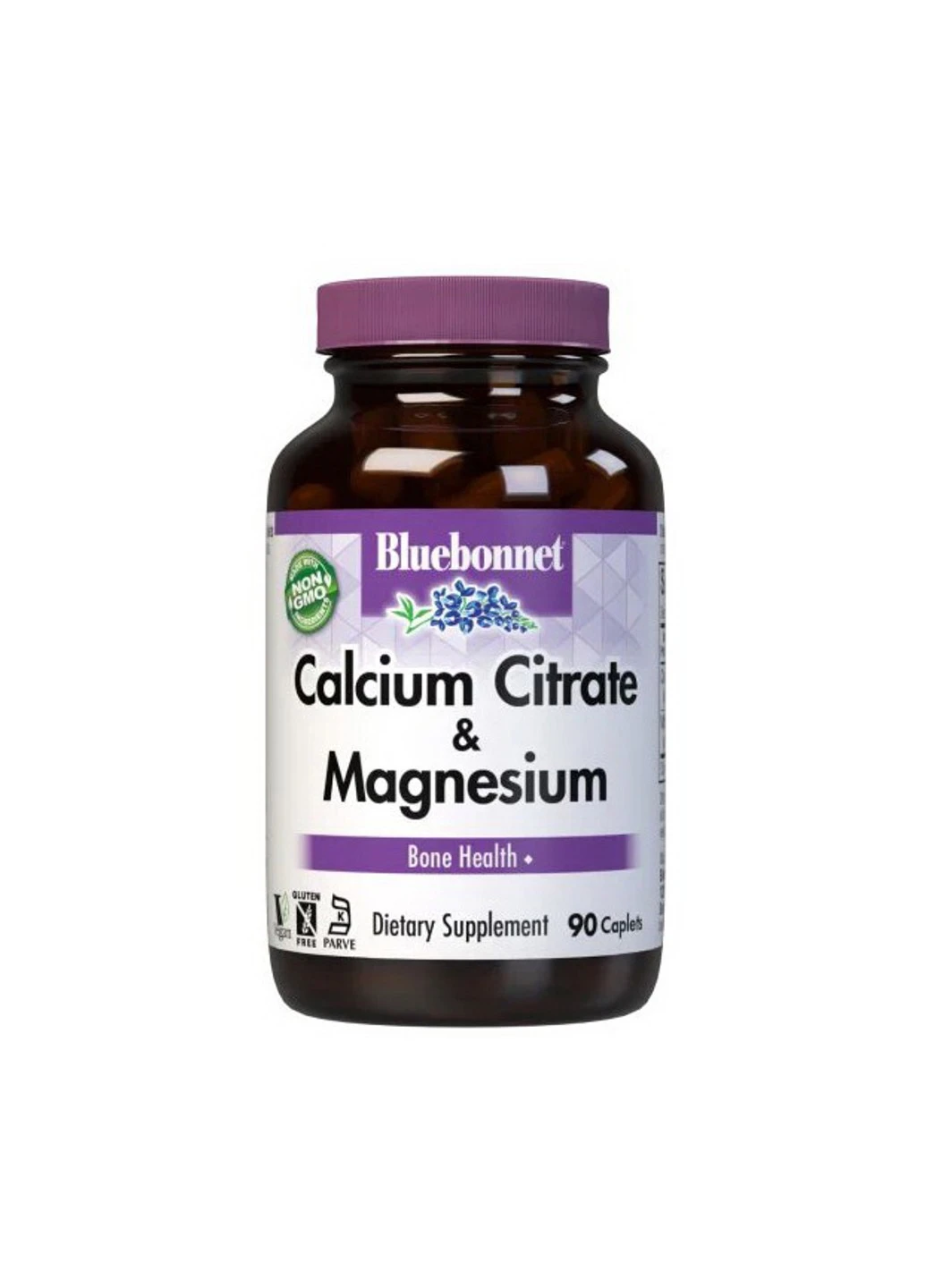Кальцій магній Calcium Citrate plus Magnesium 180 капсул Bluebonnet Nutrition (255410192)